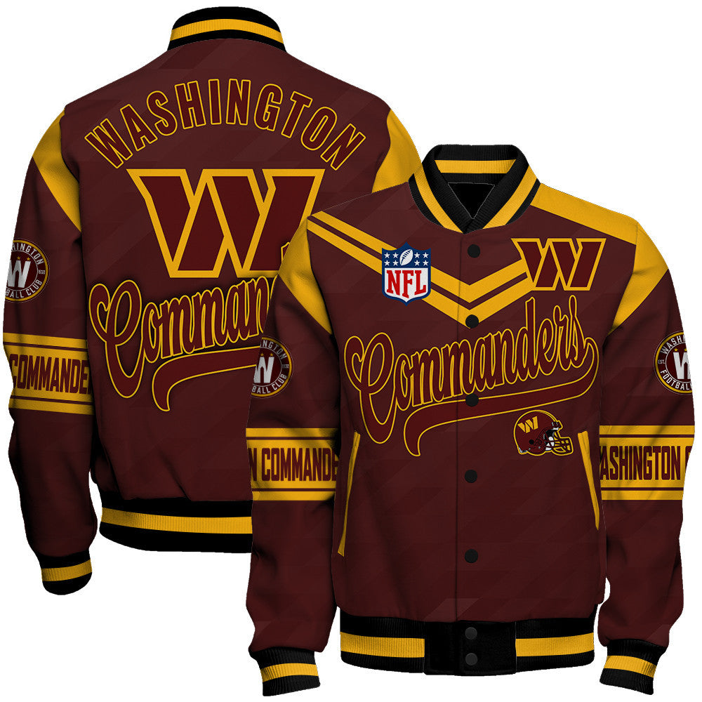 Washington Commanders American Football League Varsity Jacket