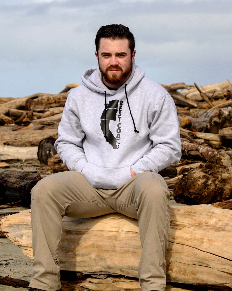 West Coast Best Coast Hoodie, Oregon Washington California Sweatshirt
