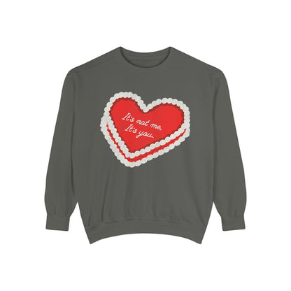 It's not me, its you Crewneck, anti vday single valentines shirt, trendy aesthetic valentines graphic sweatshirt