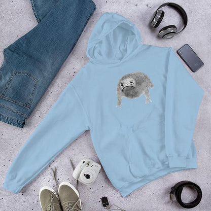 CLASSIC HOODIE Weird Frog Sweater Goblincore Folk Art Funny Birthday Sweatshirt Dark Academia Rain Frog Jumper Creepy Quirky Gothic Punk Emo
