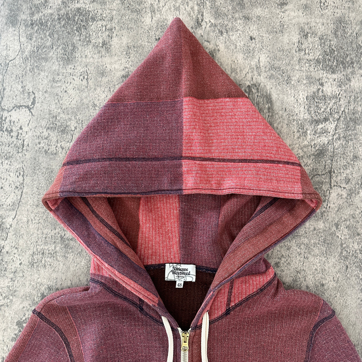 Vivienne Westwood Plaid Wizard Knit Hoodie