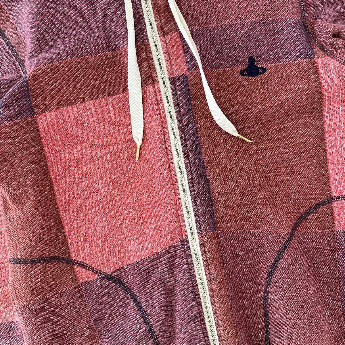 Vivienne Westwood Plaid Wizard Knit Hoodie