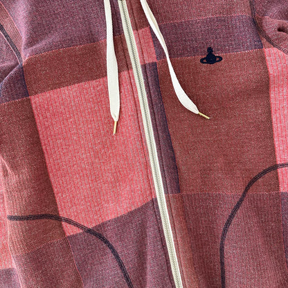 Vivienne Westwood Plaid Wizard Knit Hoodie