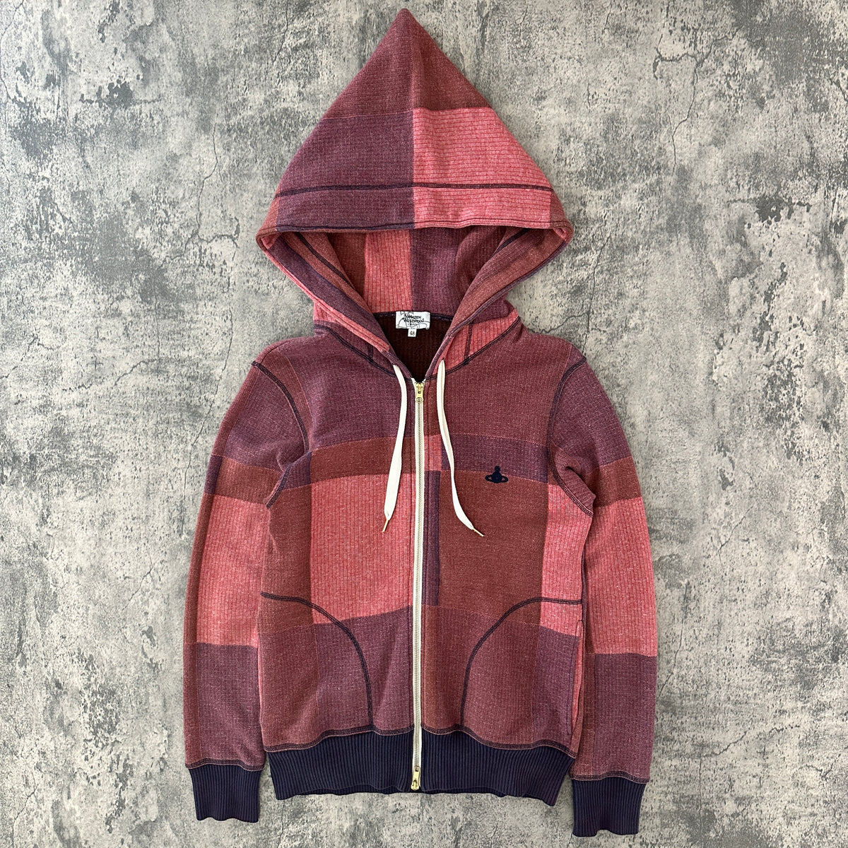 Vivienne Westwood Plaid Wizard Knit Hoodie