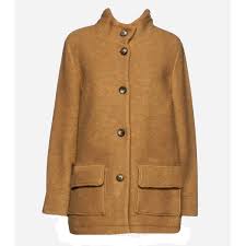 Nancy Wheeler brown wool coat Stranger Things S03 lapel style