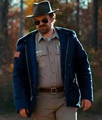 Jim Hopper Sheriff Jacket - Stranger Things Blue Police Style