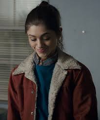 Nancy Wheeler Red Corduroy Jacket – Stranger Things Shearling Collar
