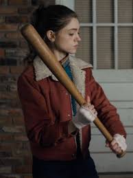 Nancy Wheeler Red Corduroy Jacket – Stranger Things Shearling Collar