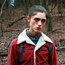 Nancy Wheeler Red Corduroy Jacket – Stranger Things Shearling Collar