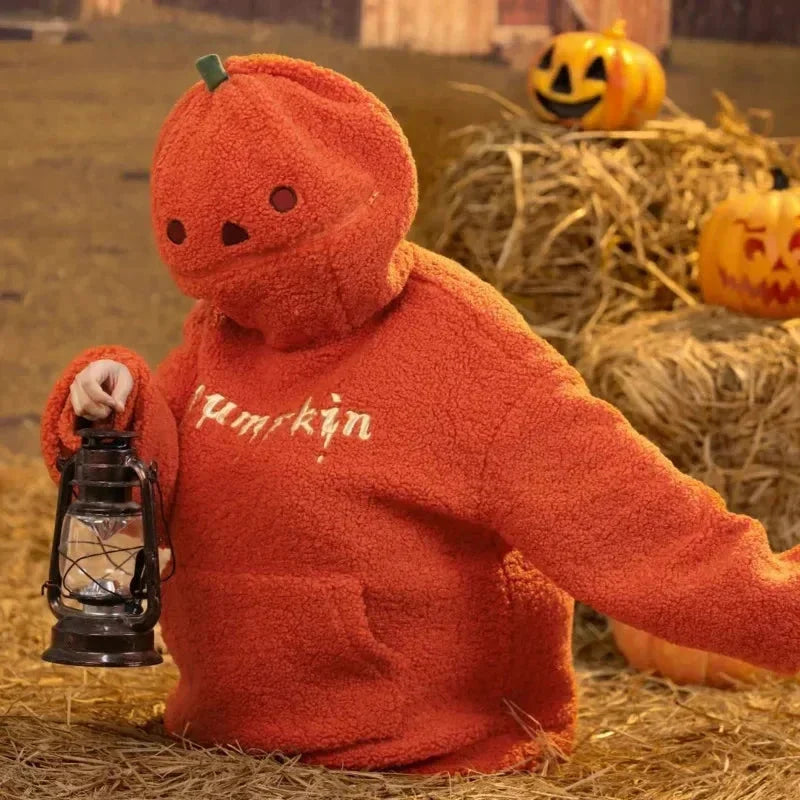 Halloween Pumpkin Hoodie Jacket