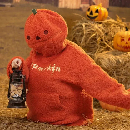Halloween Pumpkin Hoodie Jacket