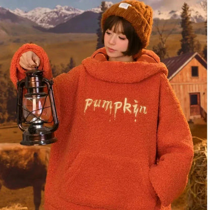 Halloween Pumpkin Hoodie Jacket