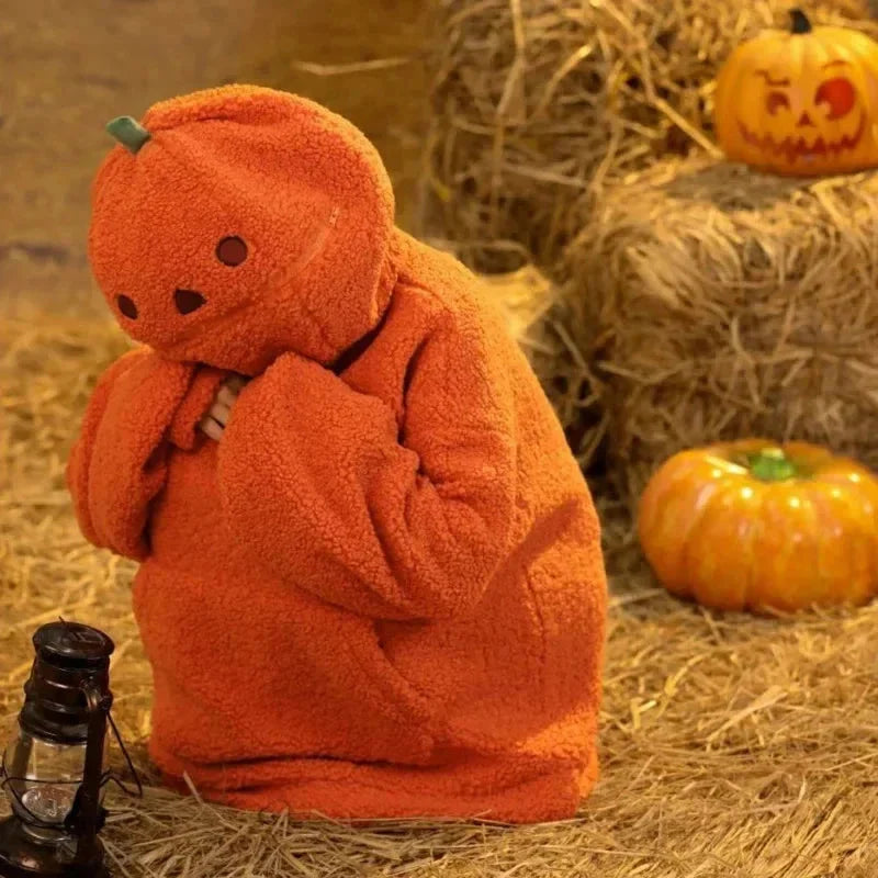 Halloween Pumpkin Hoodie Jacket