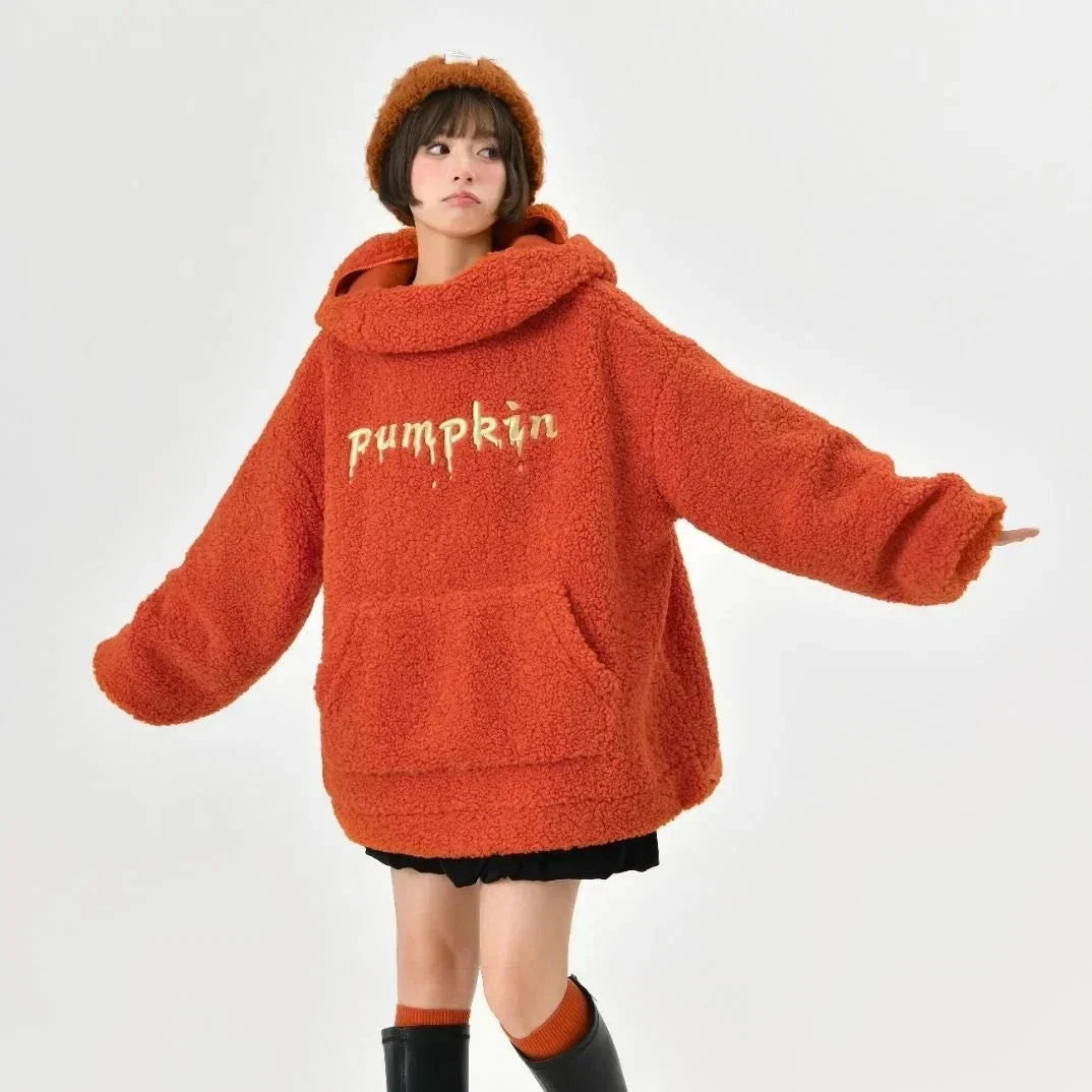 Halloween Pumpkin Hoodie Jacket