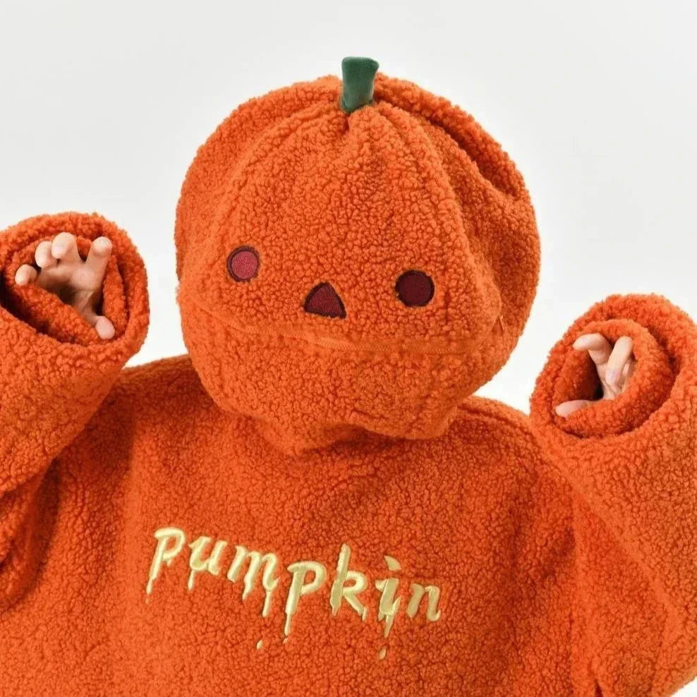 Halloween Pumpkin Hoodie Jacket