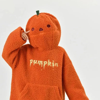 Halloween Pumpkin Hoodie Jacket