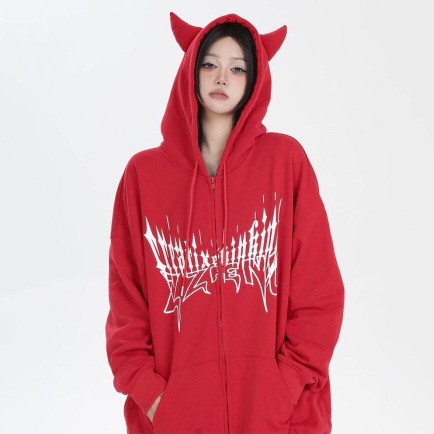 I Am The Devil Gothic Hoodie