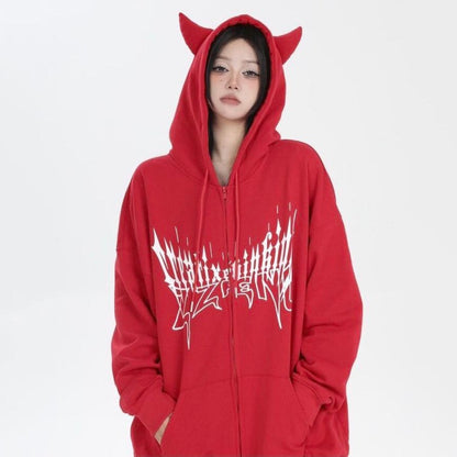 I Am The Devil Gothic Hoodie