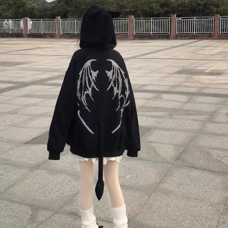 I Am The Devil Gothic Hoodie
