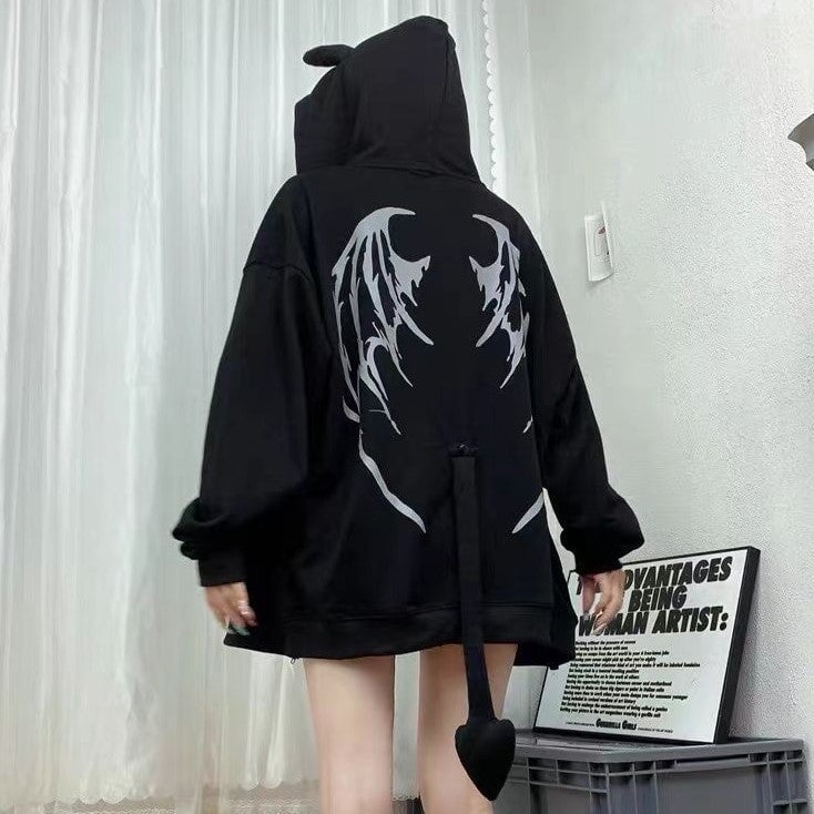 I Am The Devil Gothic Hoodie