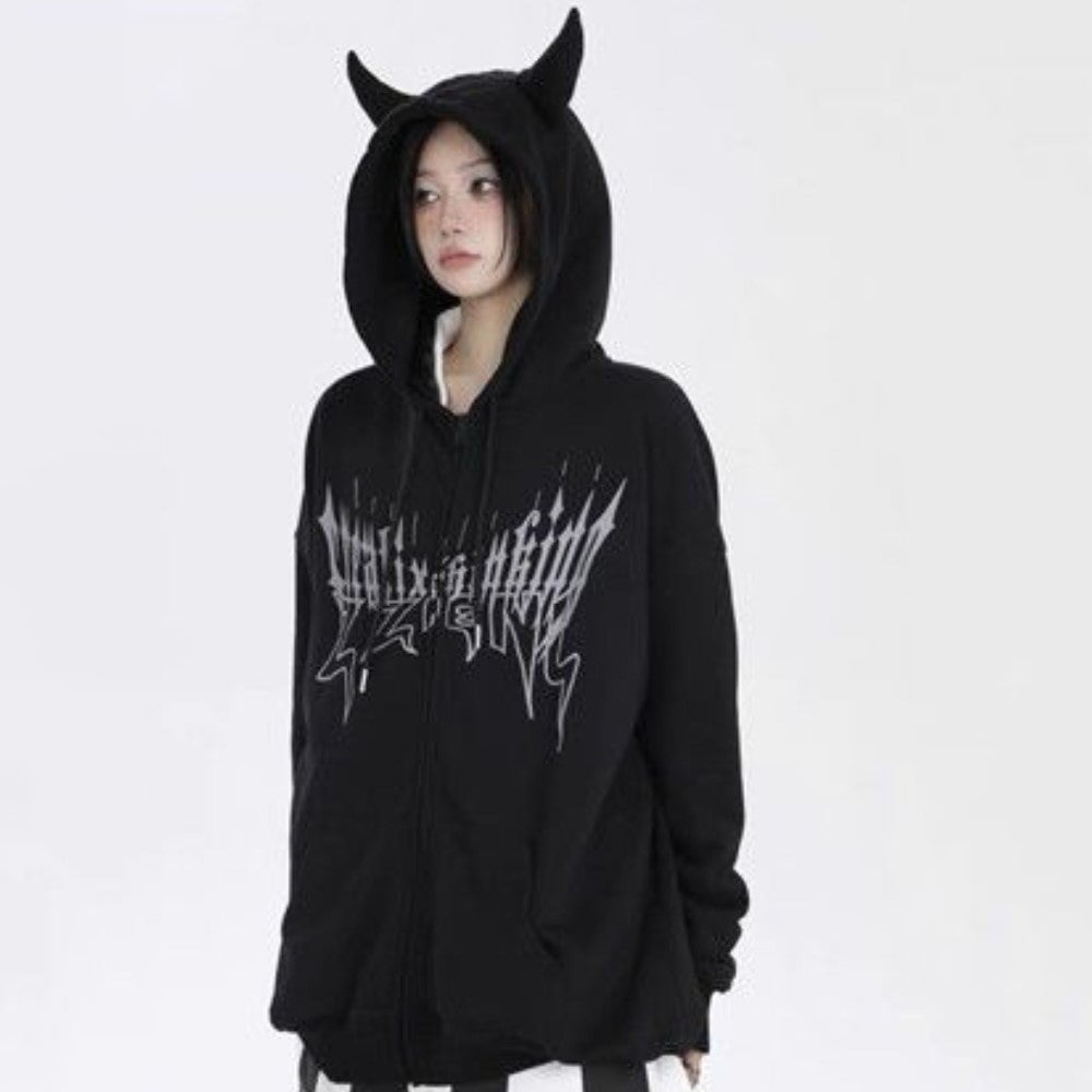I Am The Devil Gothic Hoodie