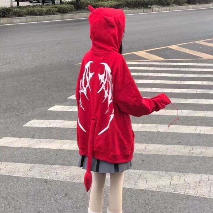 I Am The Devil Gothic Hoodie