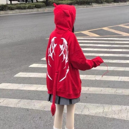 I Am The Devil Gothic Hoodie
