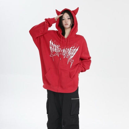 I Am The Devil Gothic Hoodie