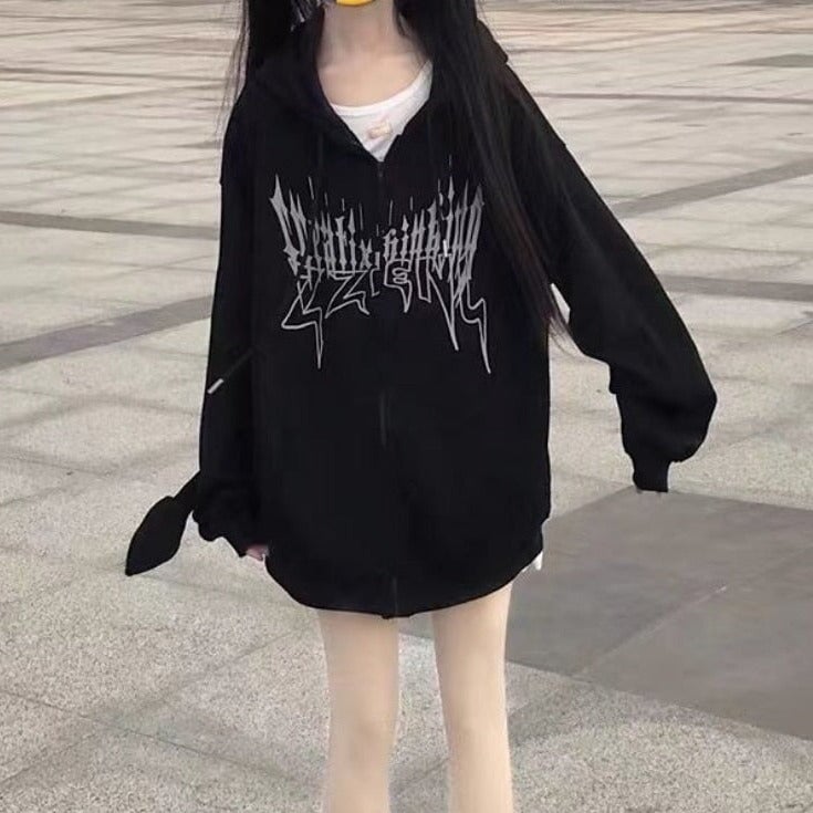 I Am The Devil Gothic Hoodie
