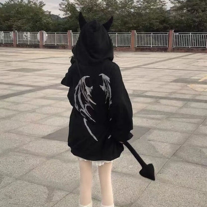 I Am The Devil Gothic Hoodie