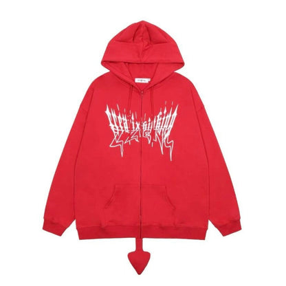 I Am The Devil Gothic Hoodie