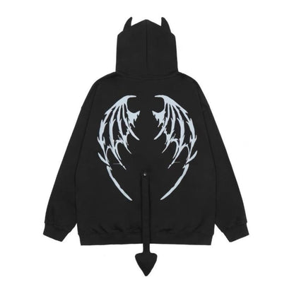 I Am The Devil Gothic Hoodie