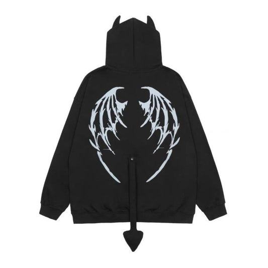 I Am The Devil Gothic Hoodie