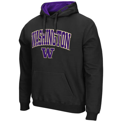 Adidas Youth Washington Huskies Black Pullover Hoodie - Official College Fan Gear