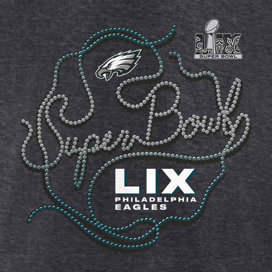 Super Bowl LIX Philadelphia Eagles Zip Up Hoodie - Black Champions Gear