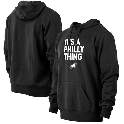 "It's a Philly Thing" Black Pullover Hoodie - Philadelphia Pride Streetwear