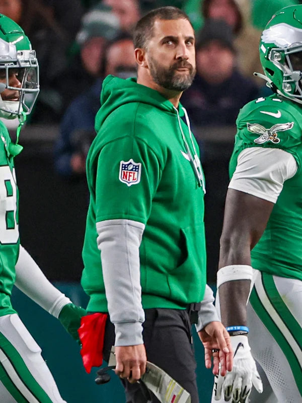 Nick Sirianni Eagles Kelly Green Hoodie