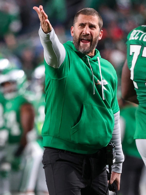 Nick Sirianni Eagles Kelly Green Hoodie