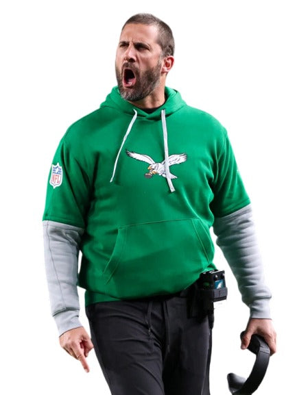 Nick Sirianni Eagles Kelly Green Hoodie