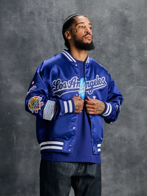 OVO x New Era x MLB Dodgers Varsity Jacket