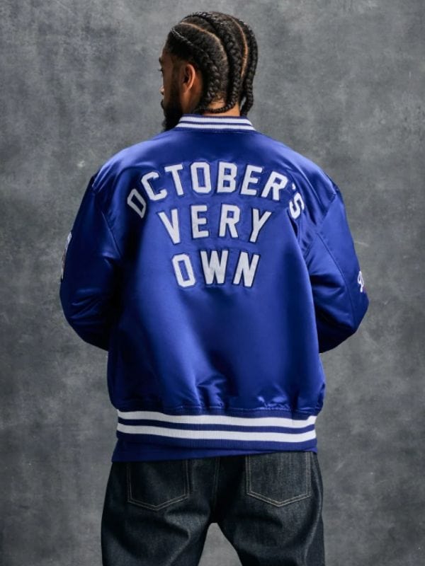 OVO x New Era x MLB Dodgers Varsity Jacket