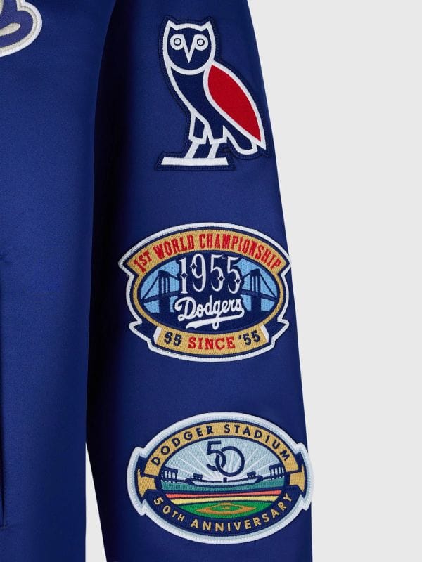OVO x New Era x MLB Dodgers Varsity Jacket
