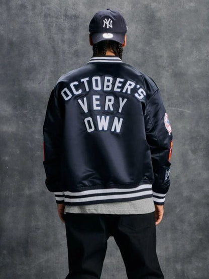 OVO x New Era x MLB Yankees Varsity Jacket