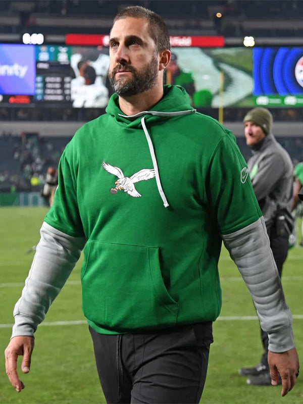 Nick Sirianni Eagles Kelly Green Hoodie