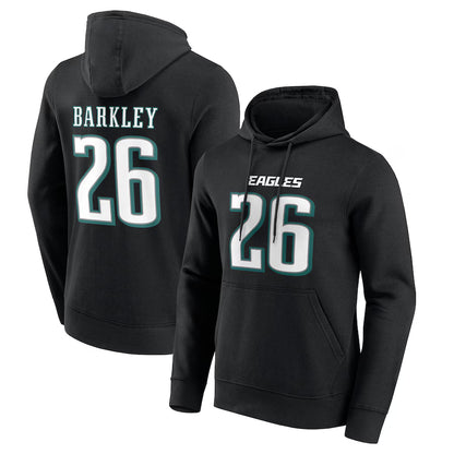 Philadelphia Eagles Club Black Pullover Hoodie - Official NFL Fan Gear