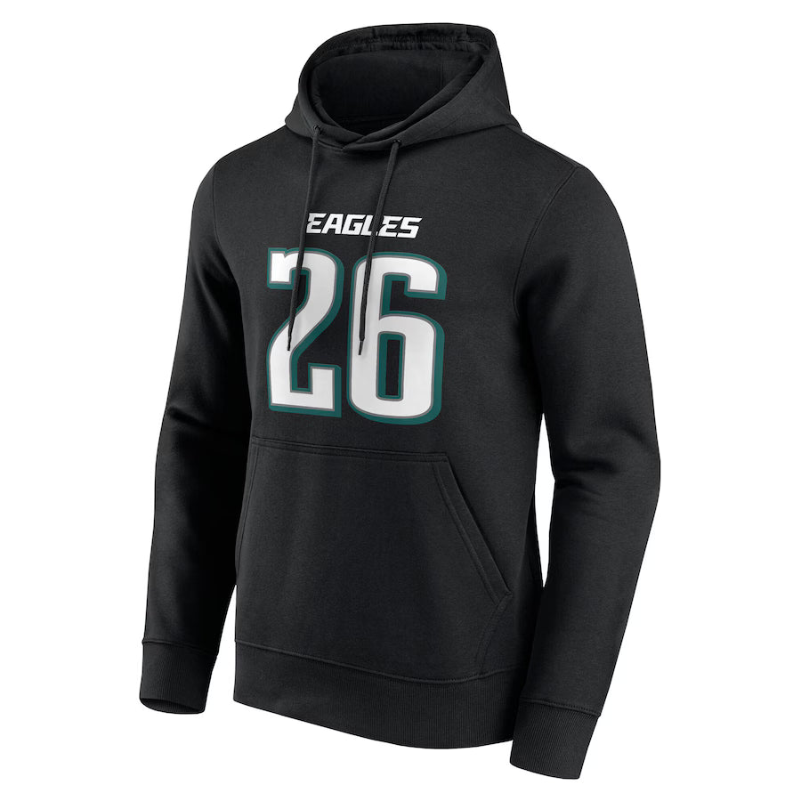 Philadelphia Eagles Club Black Pullover Hoodie - Official NFL Fan Gear