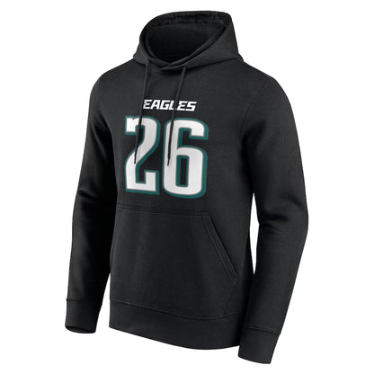 Philadelphia Eagles Club Black Pullover Hoodie - Official NFL Fan Gear