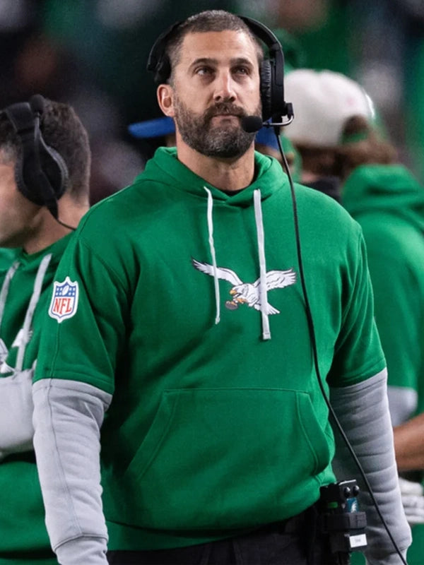 Nick Sirianni Eagles Kelly Green Hoodie