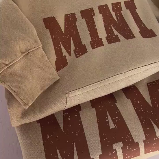Mommy and Me fall, Mama & Mini, Matching Outfits, Gender-neutral appeal, Twinning Sets, Mama and Mini Sweatshirts, Hoodies for Kids,