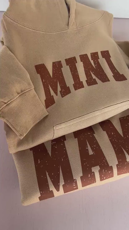 Mommy and Me fall, Mama & Mini, Matching Outfits, Gender-neutral appeal, Twinning Sets, Mama and Mini Sweatshirts, Hoodies for Kids,